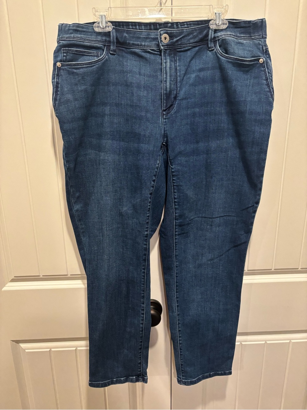 J. Jill Women's Dark Blue Cropped Jeans